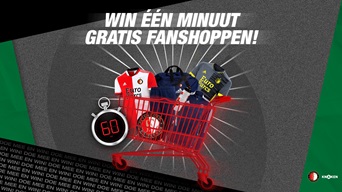 Feyenoord Nieuwjaarsactie 2022 - Win één minuut gratis fanshoppen