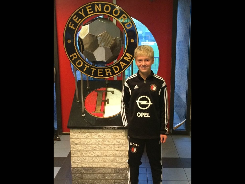Kentucky Kid Austin Welch trials at Feyenoord Academy